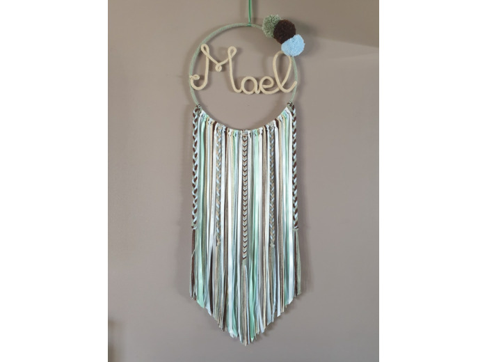 Attrape rêves personnalisable prenom, nature