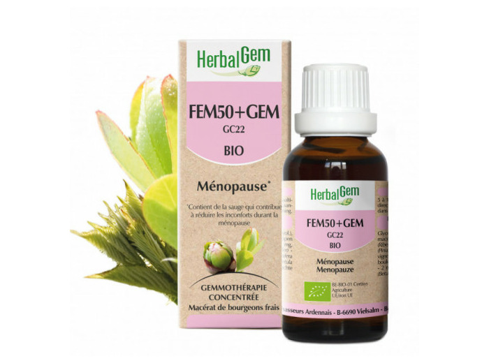 Fem50+ gem Gc22 Bio Menopause 30ml Complexes De Gemmotherapie Herbalgem