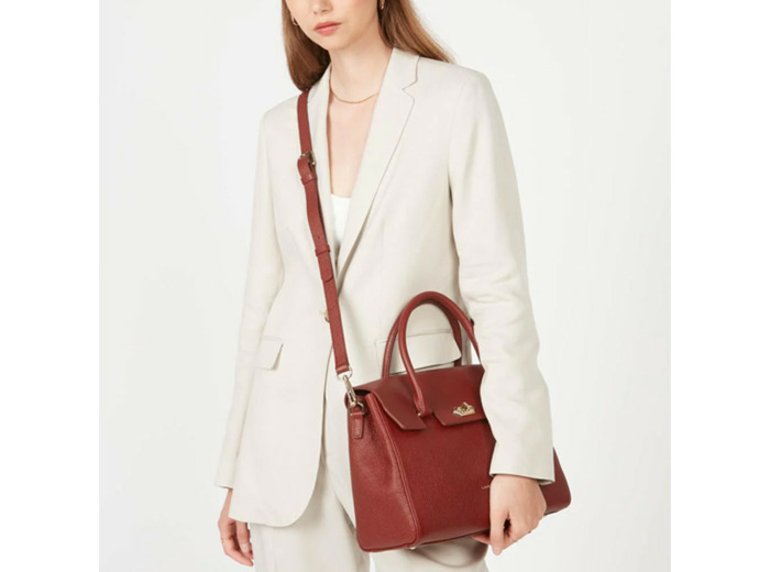 Lancaster Milano Sac A Main Cabas 547-56 Carmin