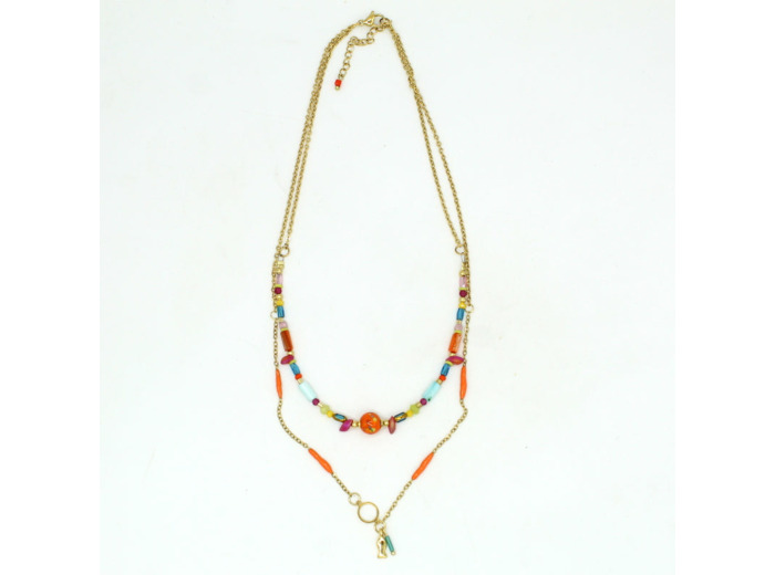 Collier double PAPAYA