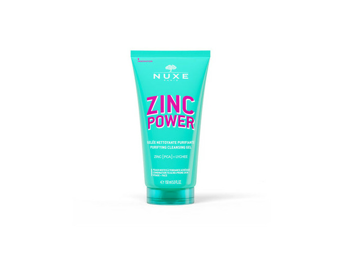 NUXE ZINC POWER GEL NETTOYANT TUBE 150ML