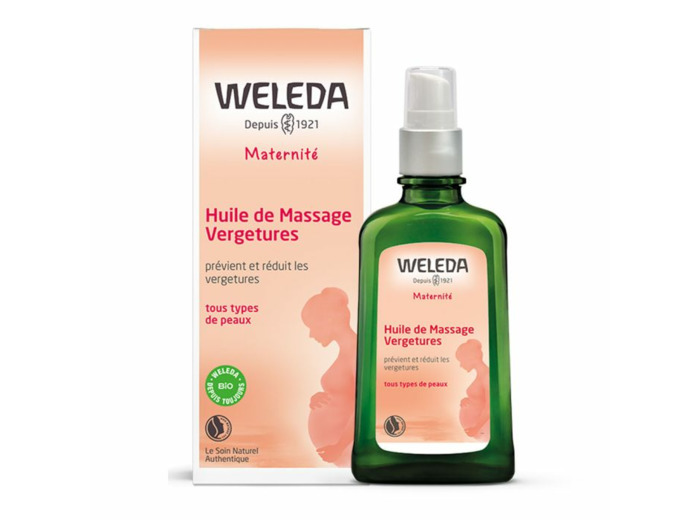 WELEDA HUILE MASSAGE VERGETURES 100 ML