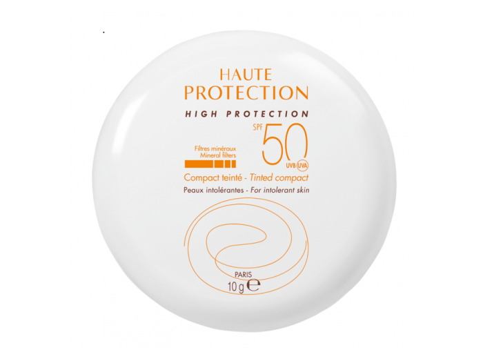 Compact Teinte Dore Peaux Intolerantes Spf50 10g Solaire Avène