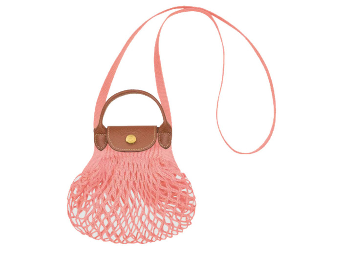 Longchamp Le Pliage Filet Sac Porté Travers XS Blush