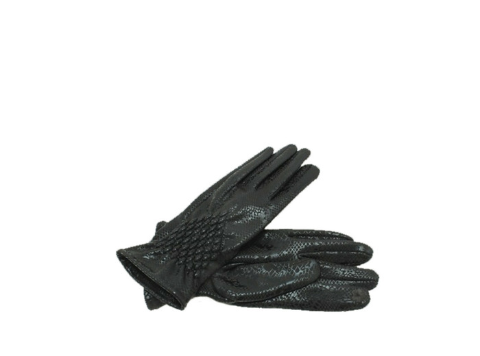 Atoll Palme Eclat Python Gants Imprimé Python Noir
