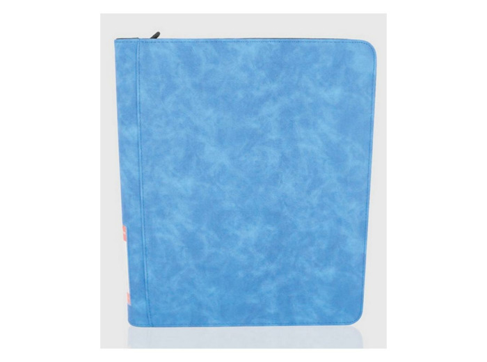 PHOENIX SHIELD - Deluxe Portfolio TOPLOADER 9 cases (360 c)-BLEU CIEL