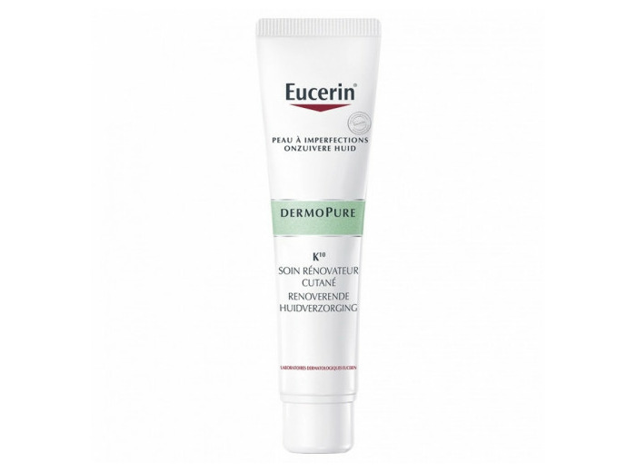 K10 Soin Renovateur Cutane Peaux A Imperfections 40ml Dermopure Eucerin