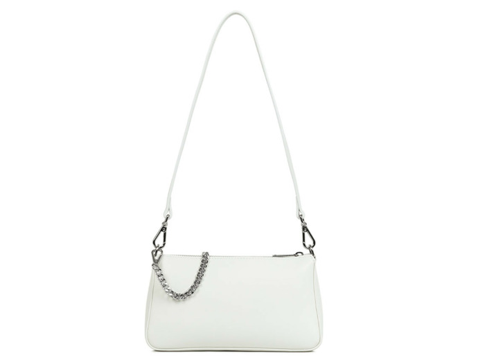 Lancaster Suave Even Sac Baguette Trotteur 433-14 Blanc Cassé