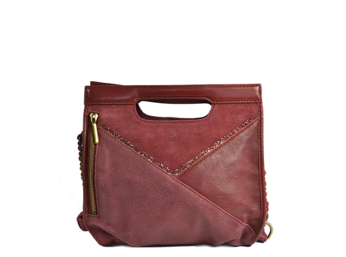 Mila Louise Rym Sac A Main et Bandoulière Rouge