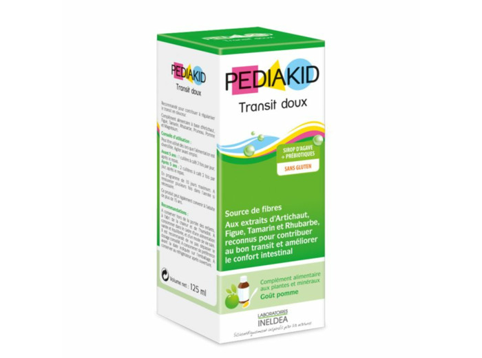 Transit Doux Sirop Gout Pomme 125 ml Pediakid