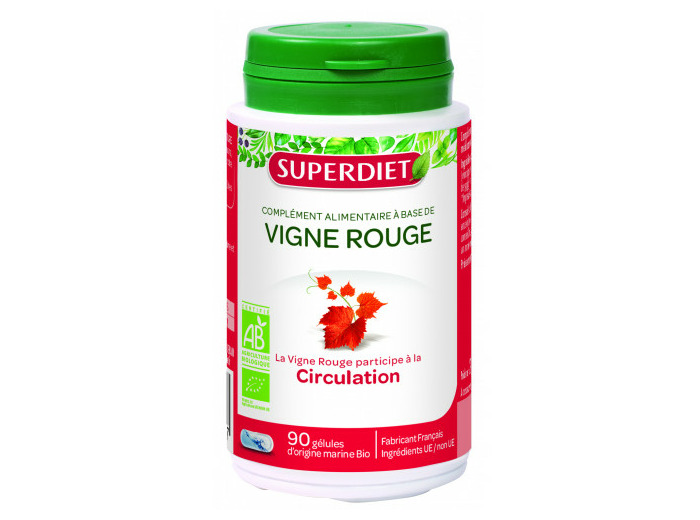Vigne Rouge 90 Gelules Superdiet