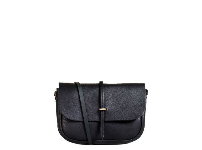 Bleu de Chauffe Pastiche Petit Sac Postier Noir