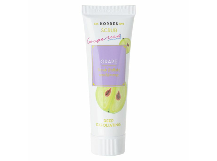 Raisin Gommage Exfoliant Peaux Mixtes A Tendance Grasse 18ml Beauty Shots Korres