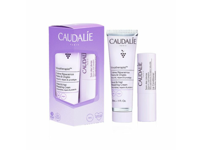 Duo Crème Mains + Soin Des Lèvres Vinotherapist Caudalie