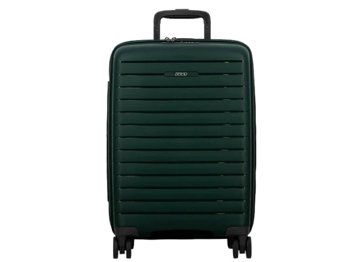 Jump Striper Valise 55cm 4 Roues Extensible Vert Sapin