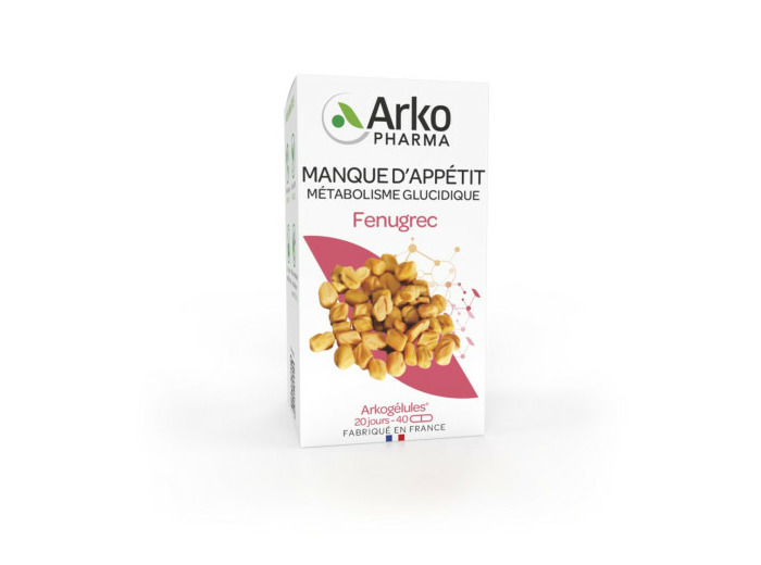 Fenugrec Bio 40 Gelules Arkogélules Arkopharma