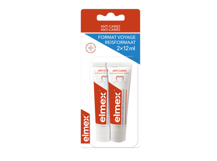 Dentifrice De Voyage 2x12ml Elmex