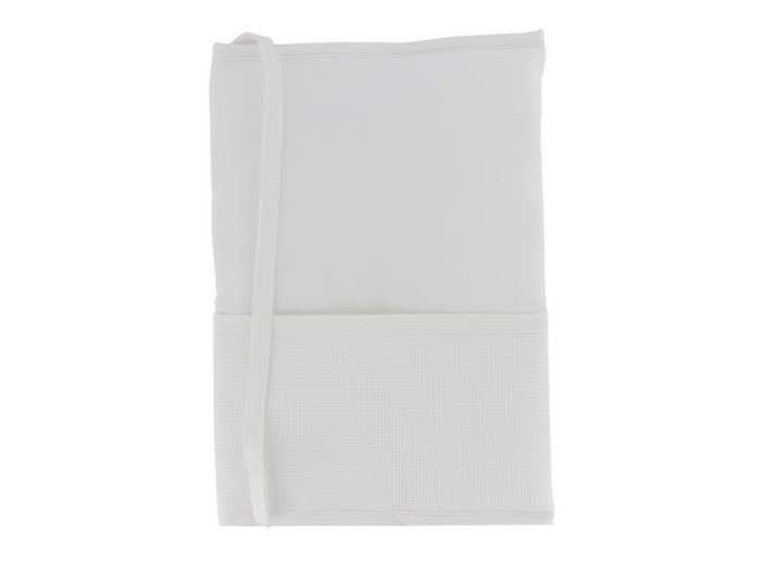 Protège carnet de santé blanc à broder