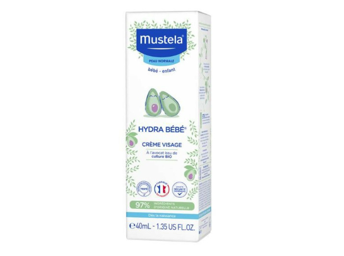 Hydra Bebe Creme Visage Peaux Normales 40 ml Mustela