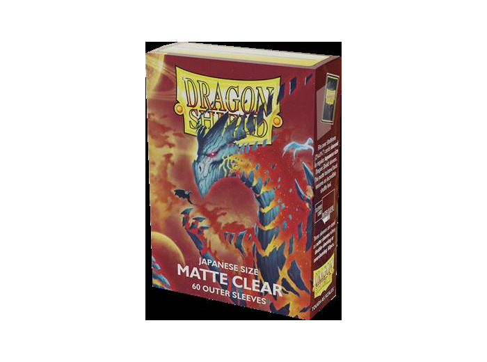 60 DS Japanese Outer Sleeves - Matte Clear