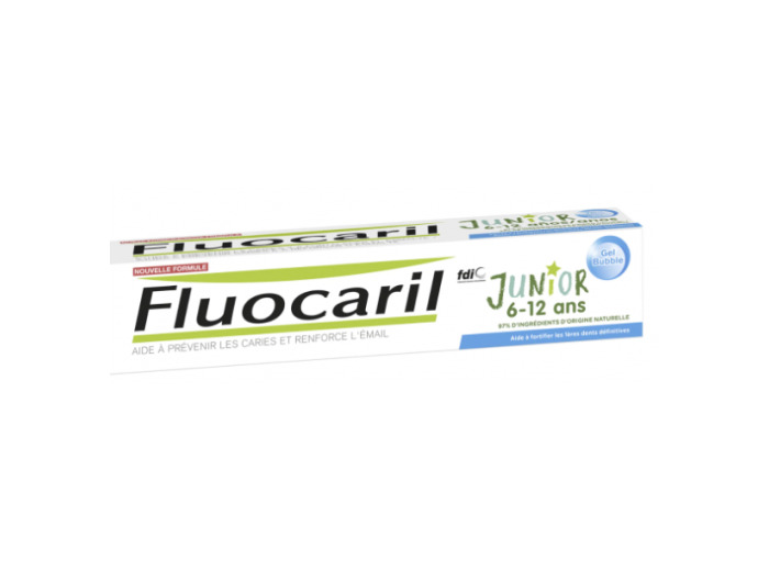 Dentifrice Junior 6-12 Ans Gel Bubble 75ml Fluocaril