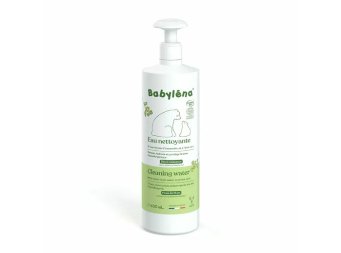 Eau Nettoyante Bio 400ml Peaux Sensibles Dès La Naissance Babylena