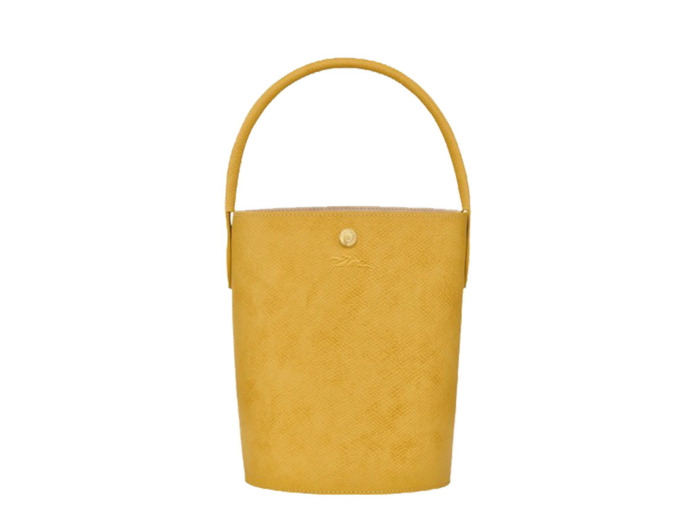 Longchamp Le Pliage Cuir De Russie Sac Seau Maïs