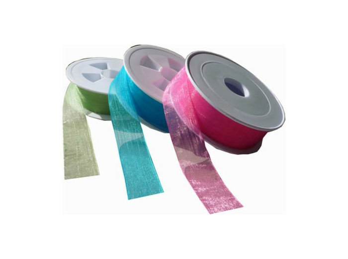 Ruban mousseline organza du 6 mm au 38 mm