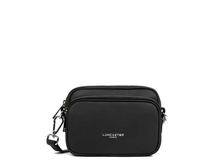 Lancaster Donna Ama Sac Porté Travers 2 Compartiments 480-067 Noir