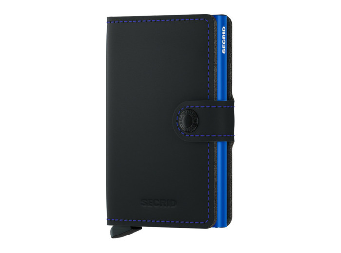 Secrid Porte-Carte Miniwallet Black & Blue