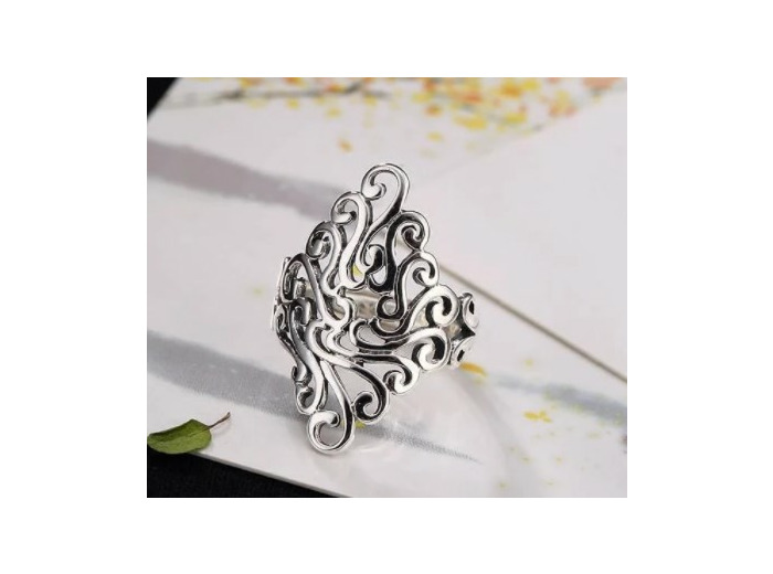 Grandes bagues en argent de style bohémien