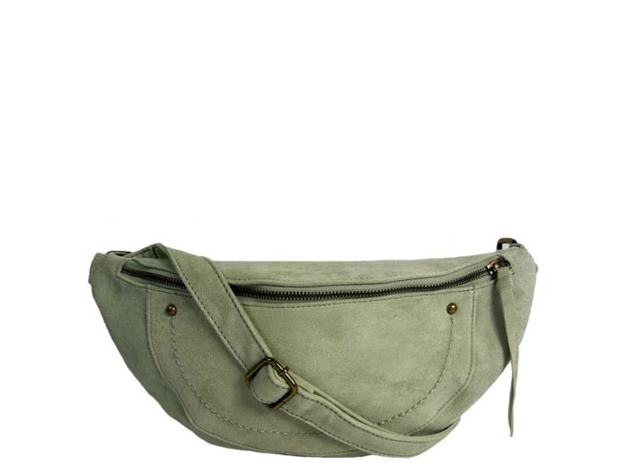 Farfouillette Sac Banane Aux Détails Cloutés Amande