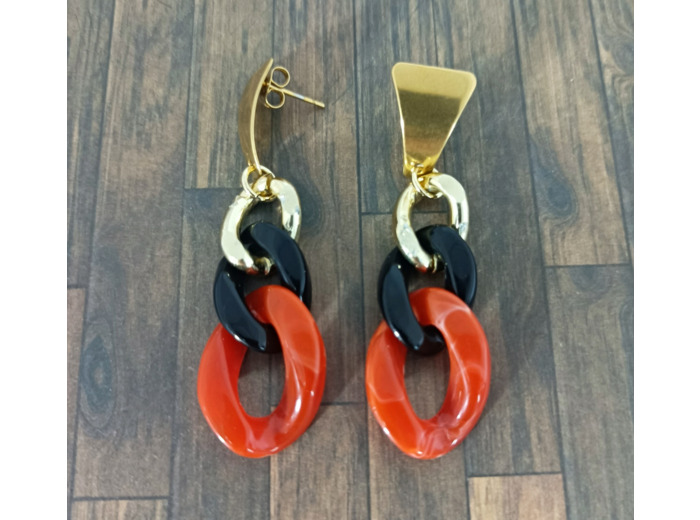 B.O. doré/noir/rouge