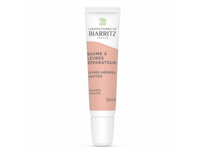 Baume à Lèvres Bio 15ml Soins Réparateurs Répare, apaise et protège Laboratoires De Biarritz