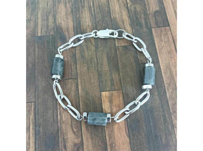 Bracelet chaîne labradorite