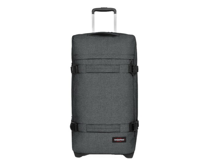 Eastpak Transit'r M Sac de Voyage Souple à Roulettes 77h Black Denim