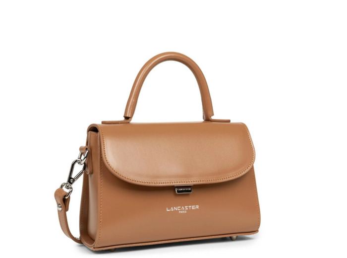 Lancaster Suave Even Mini Sac à Main Cuir 433-16 Camel