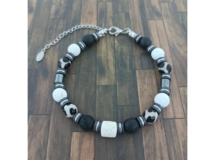 Bracelet homme en pierres naturelles collection Cirrus 4