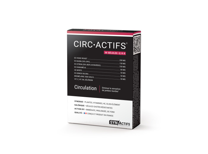 Circactifs 30 Gelules Circulation Synactifs