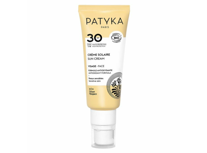 Crème Solaire Visage SPF30 40ml Solaire Patyka