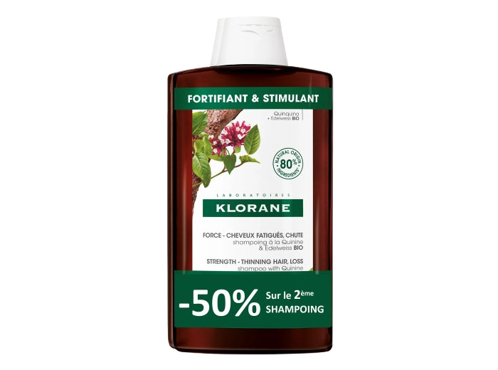 KLORANE SHA QUININ FL400ML 2