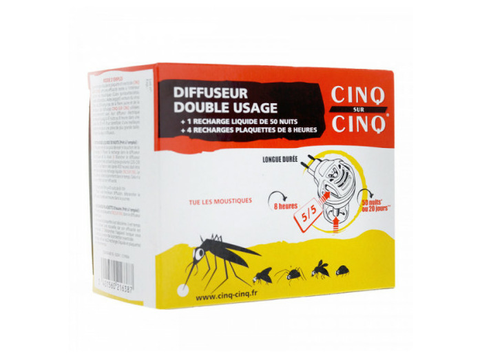 Diffuseur Anti-moustiques Double Usage Cinq Sur Cinq