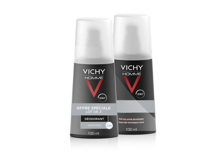 Vaporisateur Ultra-frais 2x100ml Déodorant Vichy