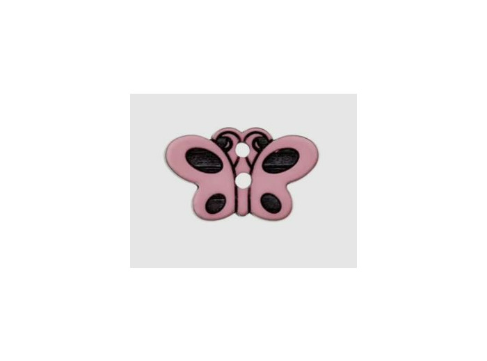 Bouton papillon violet