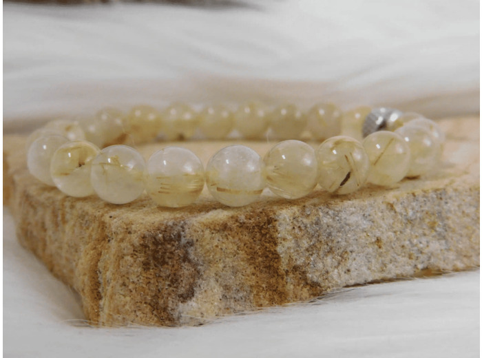 BRACELET QUARTZ RUTILE