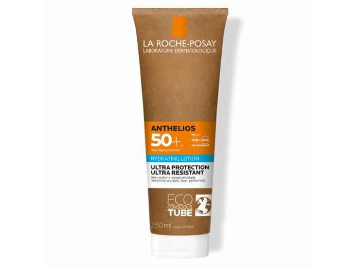 Lait solaire hydratant corps SPF50+ 250ml Anthelios sans parfum Tube Eco-Responsable 250ml Anthelios La Roche-Posay