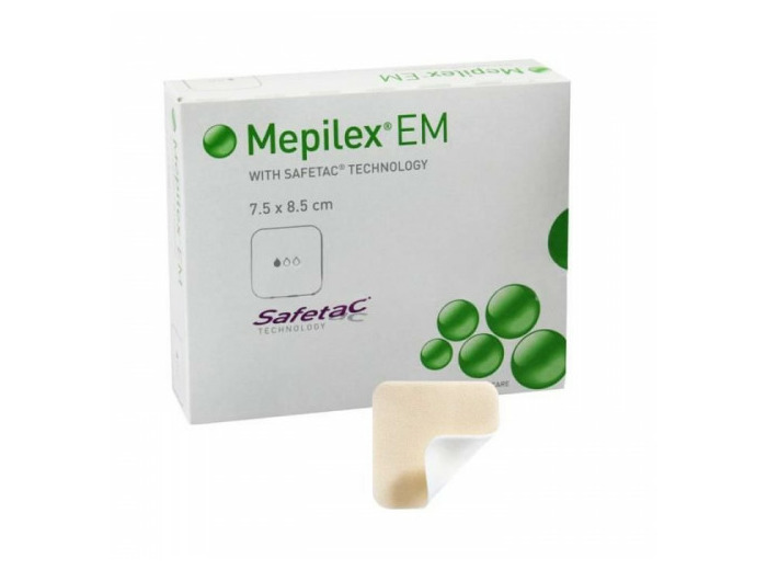MEPILEX EM PANS HYDROCEL DEC 7.5X8.5CM B/