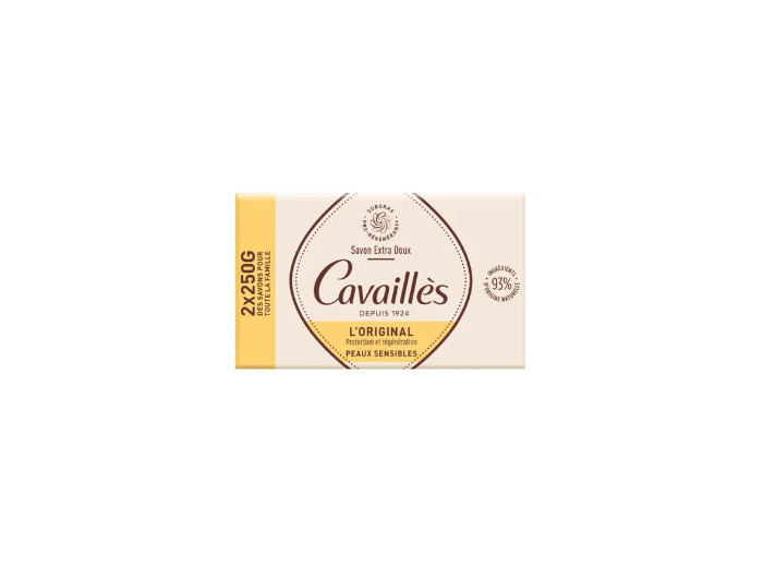 Savon Extra-doux 2x250g Surgras Actif Rogé Cavaillès