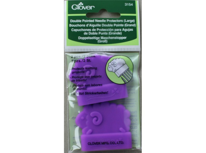 Bouchons d'aiguille double pointe Clover Grand modèle