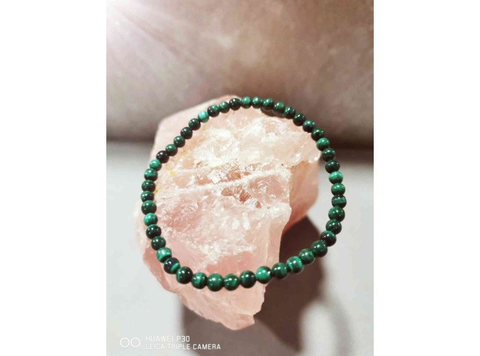 Bracelet Malachite 4mm